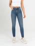 Ref: 065209 Jean skinny stretch, tiro alto, tono azul medio