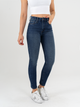 Ref: 065113 Jean skinny stretch, tiro alto, tono azul medio medio