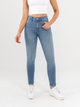 Ref: 065115 Jean skinny stretch, tiro alto, tono azul medio