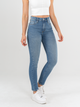 Ref: 065115 Jean skinny stretch, tiro alto, tono azul medio