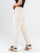 Ref: 069178 Pantalón slouchy, stretch, en corduroy, tiro alto, tono beige