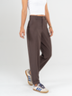 Ref: 069083 Pantalón slouchy, sin prenses, tono café, tejido liviano, tiro alto