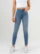 Ref: 065119 Jean skinny stretch, tiro alto, tono azul medio claro