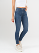 Ref: 065108 Jean skinny stretch, tiro alto, tono azul oscuro