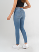 Ref: 065116 Jean skinny stretch, tiro alto, tono azul medio claro