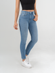 Ref: 065116 Jean skinny stretch, tiro alto, tono azul medio claro