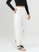 Ref: 068822 Pantalón slouchy, sin prenses, tono ivory, tejido liviano, tiro alto