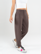 Ref: 068898 Pantalón slouchy, sin prenses, tono cafe, tejido liviano, tiro alto