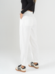 Ref: 068822 Pantalón slouchy, sin prenses, tono ivory, tejido liviano, tiro alto